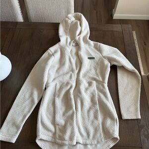 Columbia Ivory Sherpa Hooded Fleece Jacket